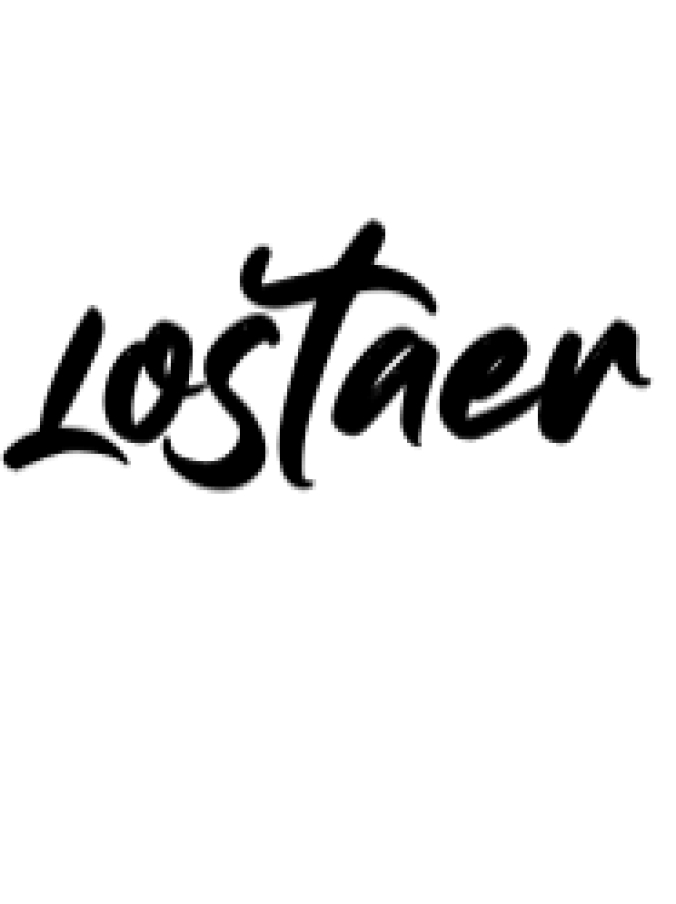 Lostaer Font Preview