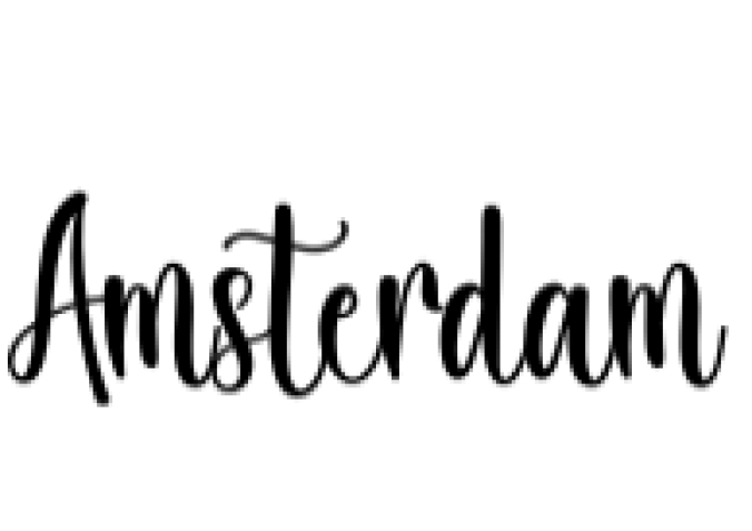 Amsterdam Font Preview