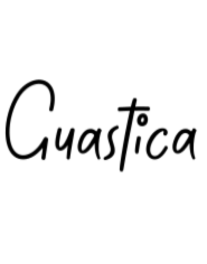 Guastica Font Preview