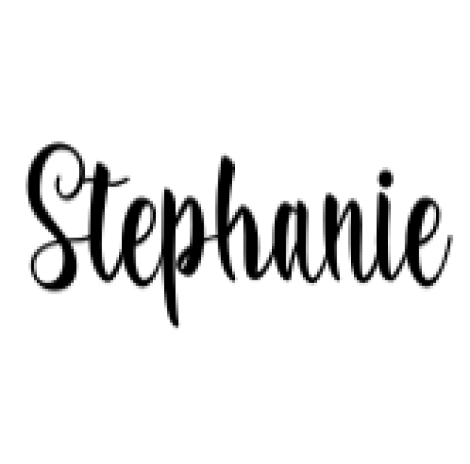 Stephanie Font Preview