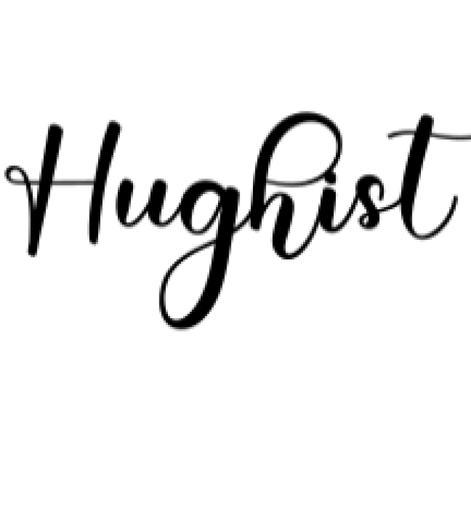 Hughist Font Preview