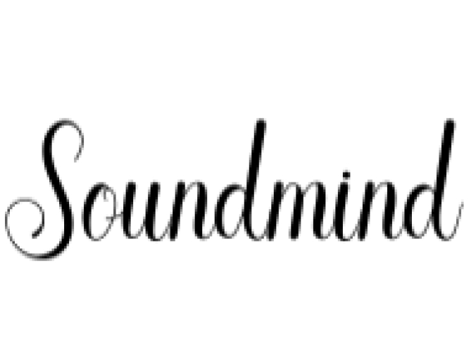 Soundmind Font Preview