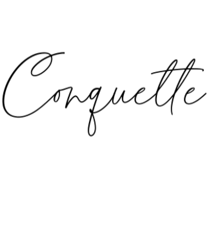 Conquette Font Preview