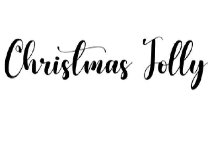 Christmas Jolly Font Preview