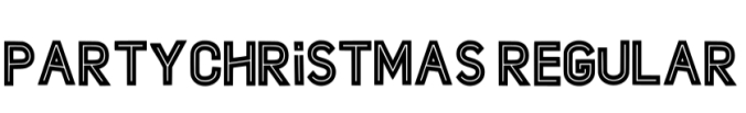 Party Christmas Font Preview
