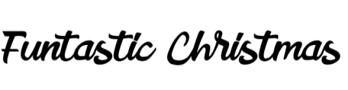 Funtastic Christmas Font Preview