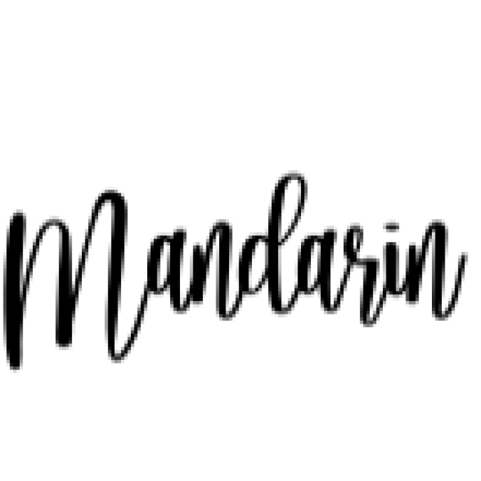 Mandarin Font Preview