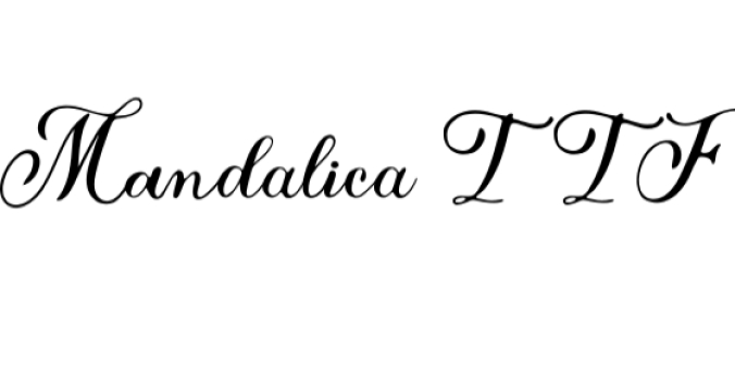 Mandalica Script Font Preview