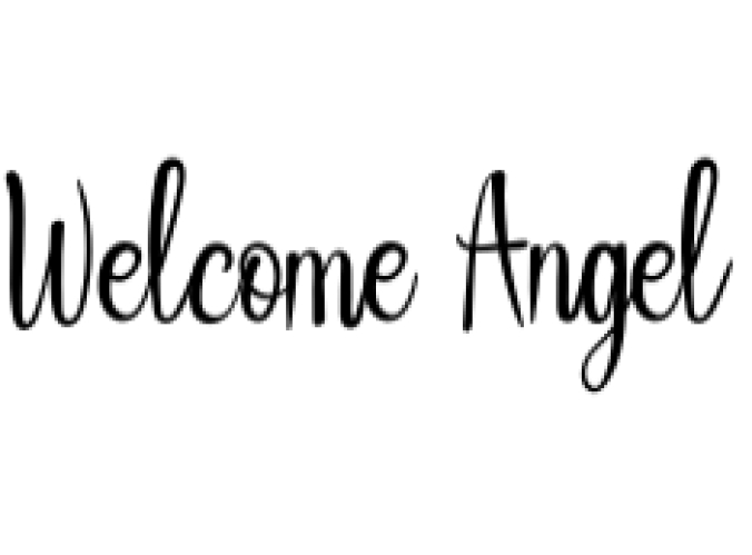Welcome Angel Font Preview