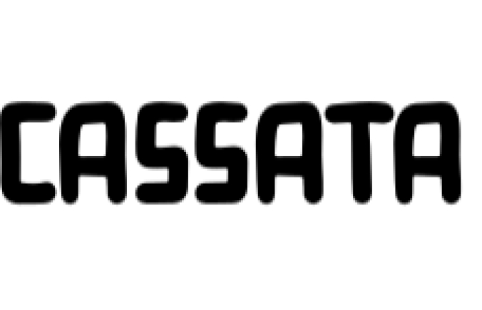 Cassata Font Preview