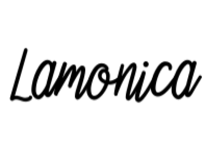 Lamoncia Font Preview