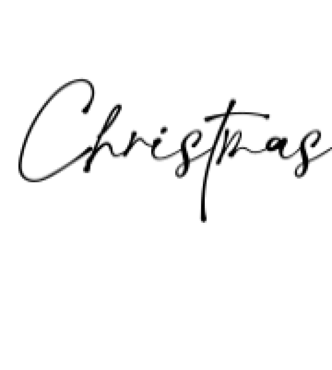 Christmas Font Preview