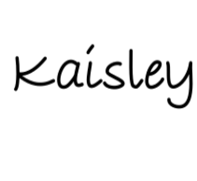 Kaisley Font Preview