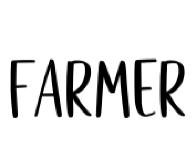 Farmer Market Font Preview