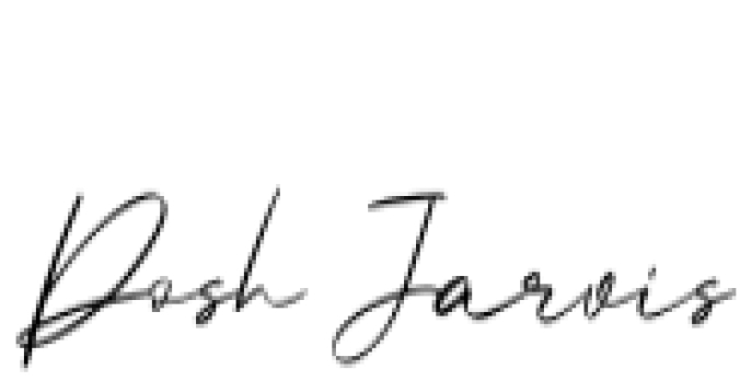Posh Jarvis Font Preview