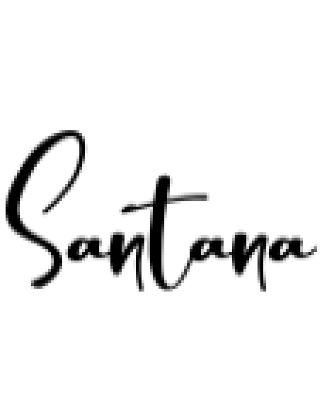 Santana Font Preview