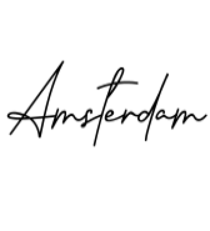 Amsterdam Font Preview