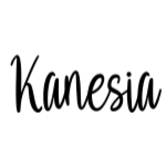 Kanesia Font Preview