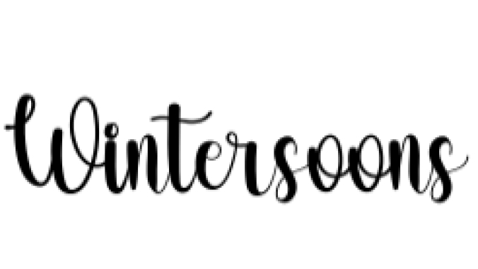 Wintersoons Font Preview