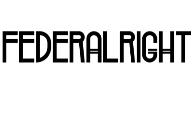 Federal Right Font Preview