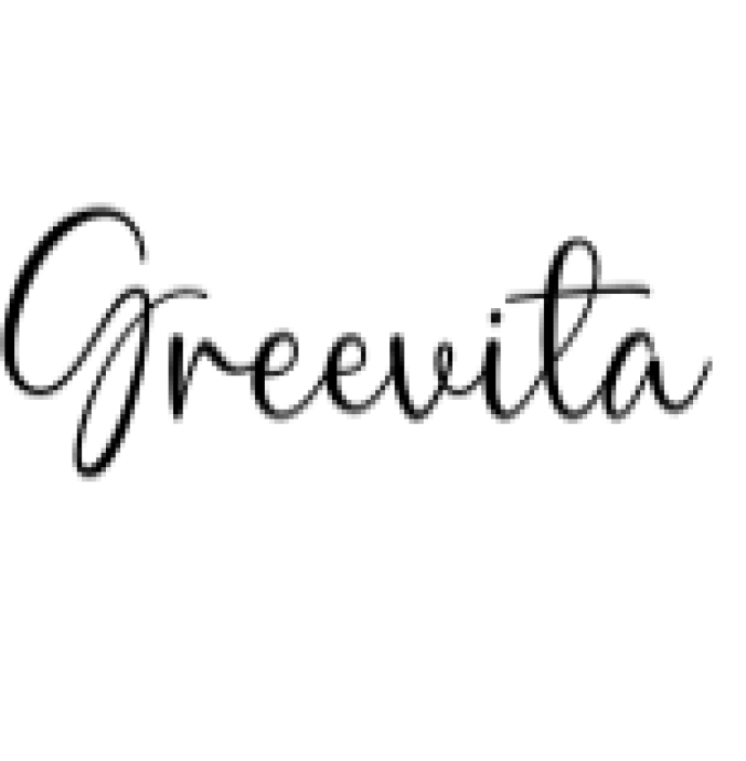 Greevita Font Preview