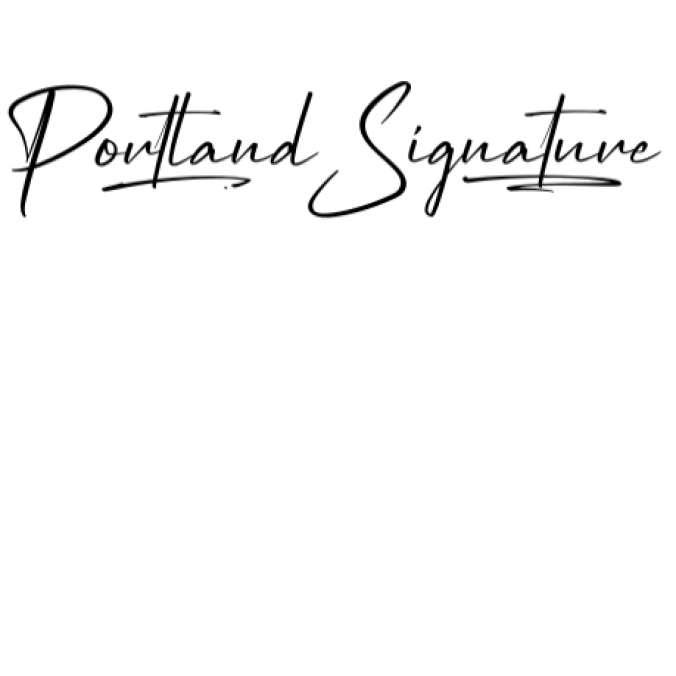 Portland Signature Font Preview
