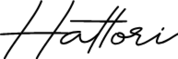 Hattori Font Preview