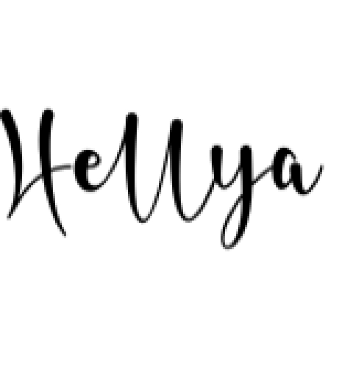 Hellya Font Preview