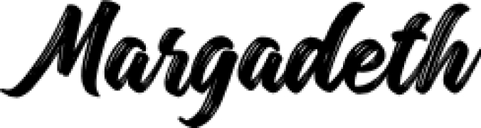 Margadeth Font Preview