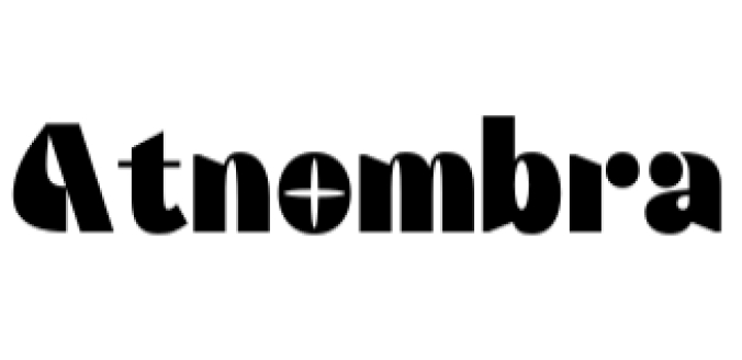Atnombra Font Preview