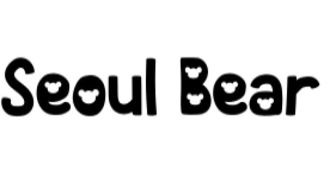 Seoul Bear Font Preview
