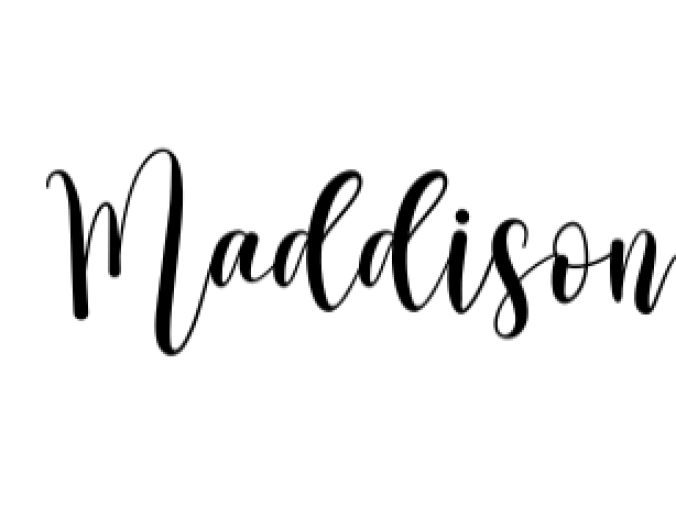 Maddison Font Preview