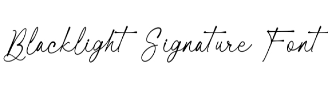 Blacklight Font Preview