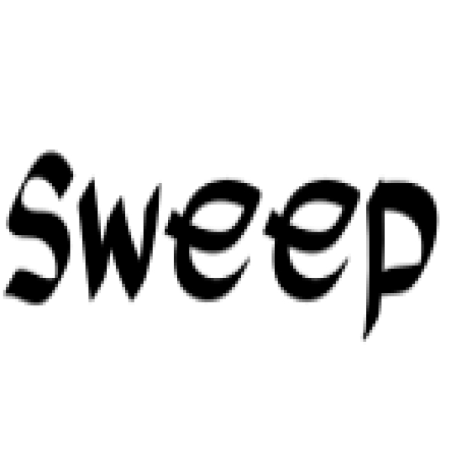 Sweep Font Preview
