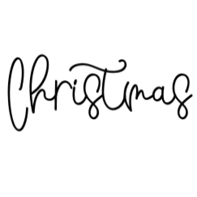 Christmas Font Preview