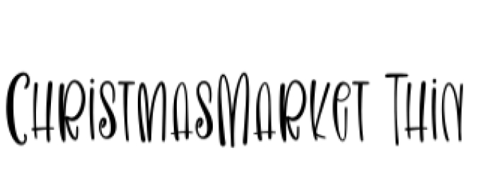 Christmas Market Font Preview