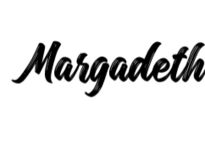 Margadeth Script Font Preview