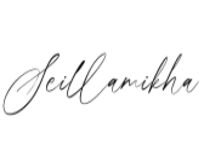 Seillamikha Font Preview