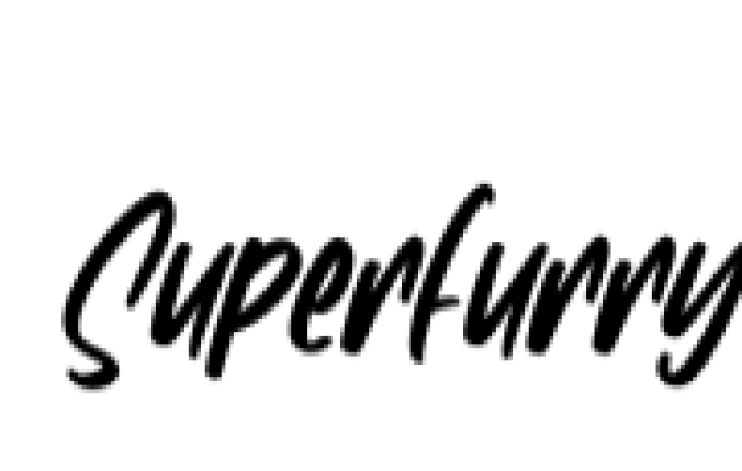 Superfurry Font Preview