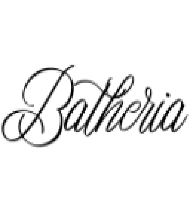 Batheria Font Preview