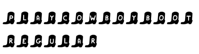 Play Cowboy Boot Font Preview