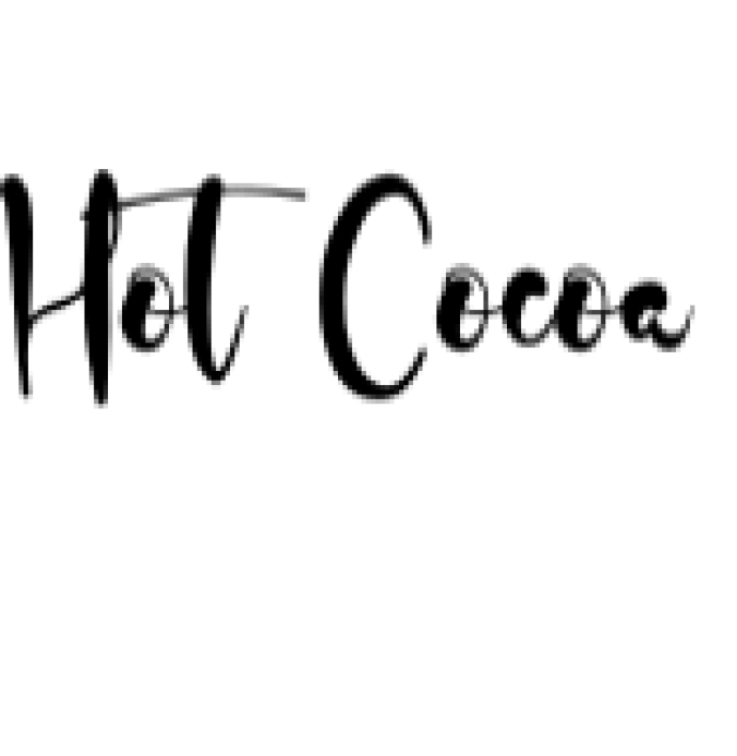 Hot Cocoa Font Preview