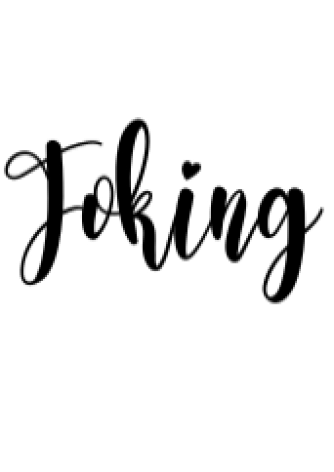 Joking Font Preview