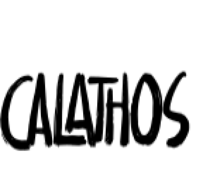 Calathos Font Preview