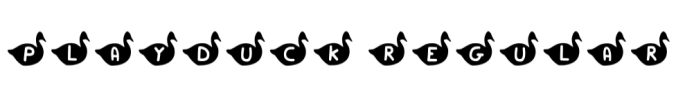 Play Duck Font Preview