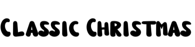 Classic Christmas Font Preview