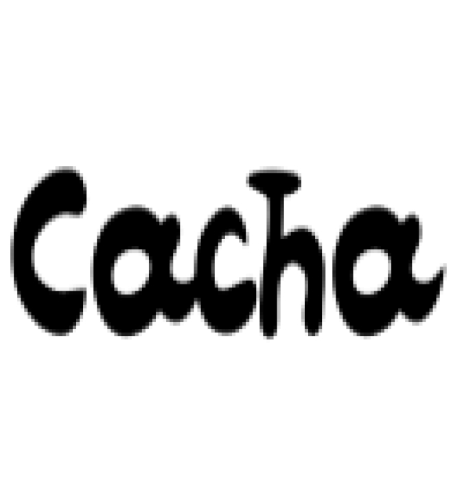 Cacha Font Preview