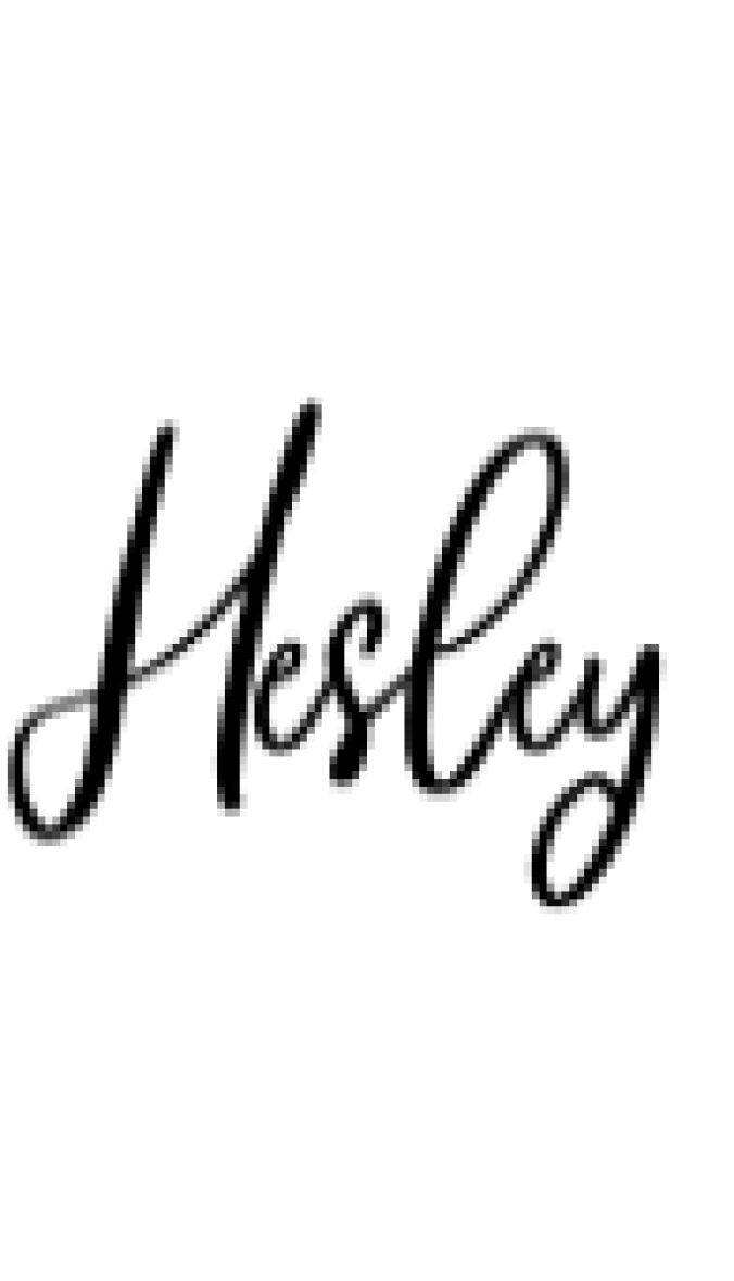 Hesley Font Preview