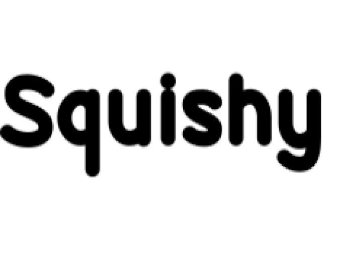 Squishy Font Preview