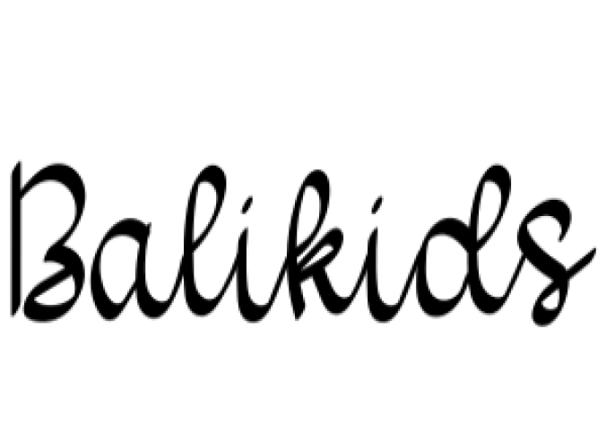Balikids Font Preview